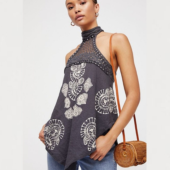 Free People Tops - NWT Free People Mandolin Printed Tank